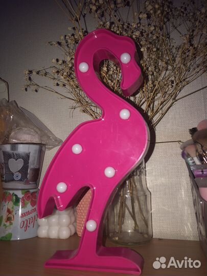 Ночник детский Фламинго