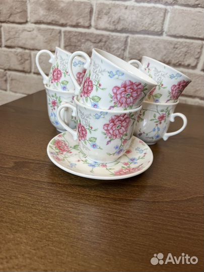 Чашка с блюдцем кофейная