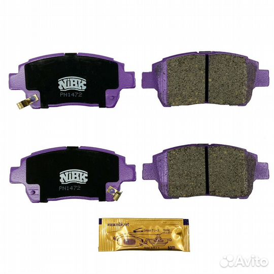Колодки дисковые nibk PN1472