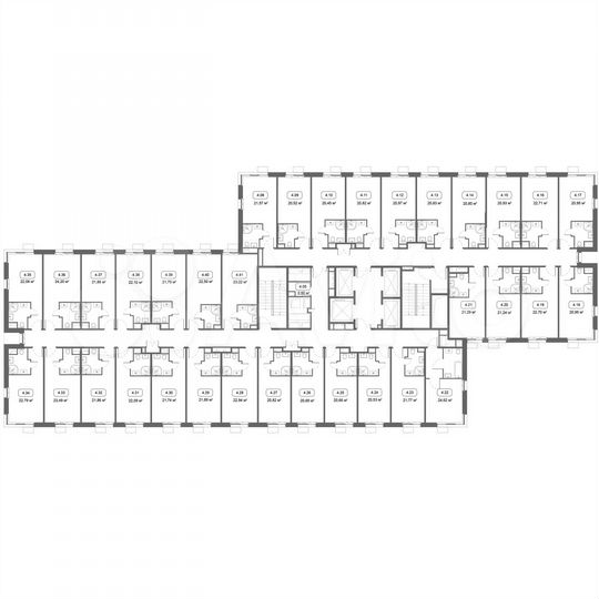 Апартаменты-студия, 21,9 м², 17/21 эт.