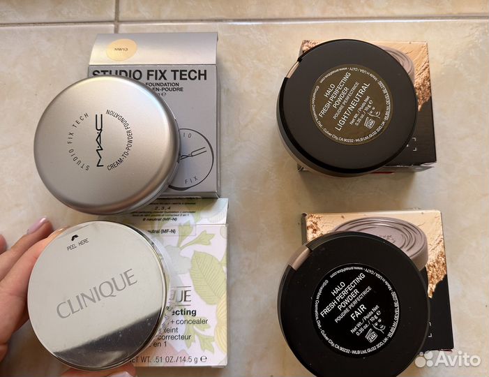 Пудра MAC, Clinique, Smashbox