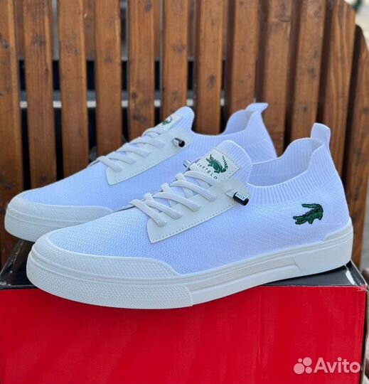 Кеды летние сеточные Lacoste Белье