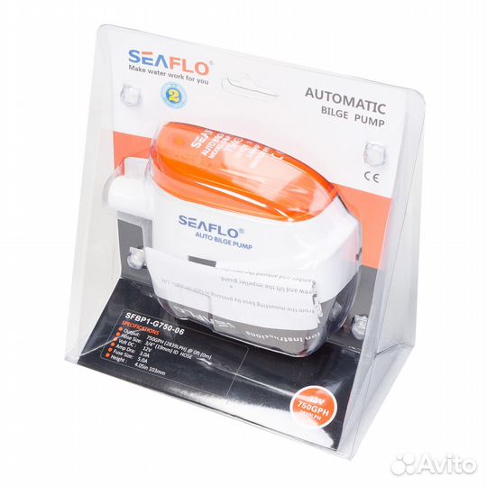 Помпа водооткачивающая автоматическая SeaFlo трюмн