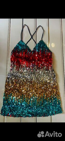 Платье с пайетками