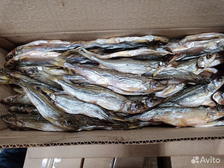 Корюшка вяленая-икряная естественной вялки