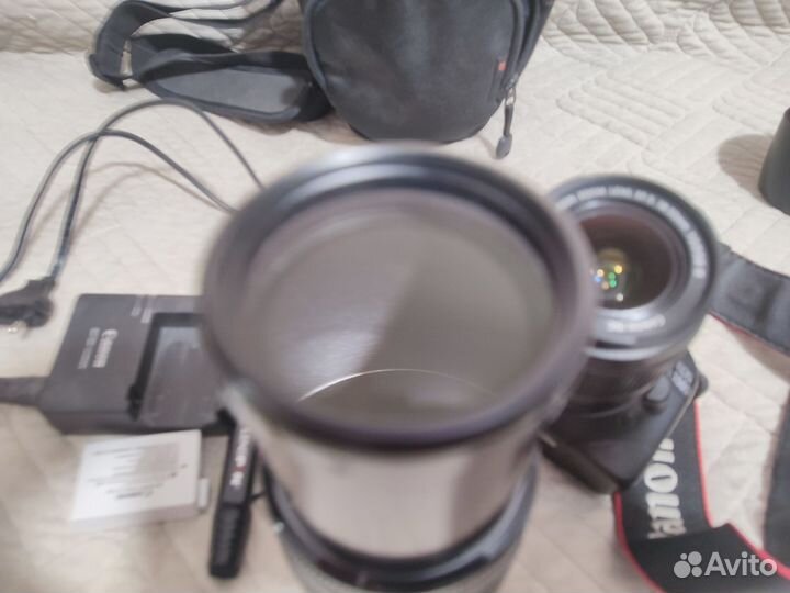 Зеркальный фотоаппарат canon 550d плюс объектив