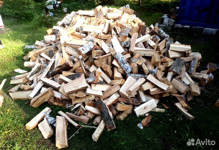 Дрова березовые колотые