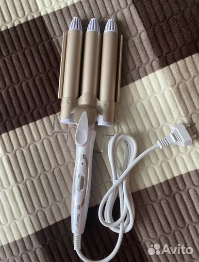 Профессиональная Плойка для волос тройная волна