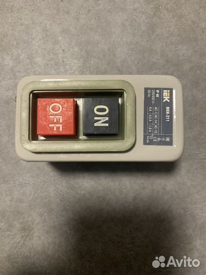 Выключатель кнопочный вки-211