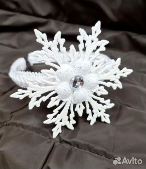 Ободок снежинка