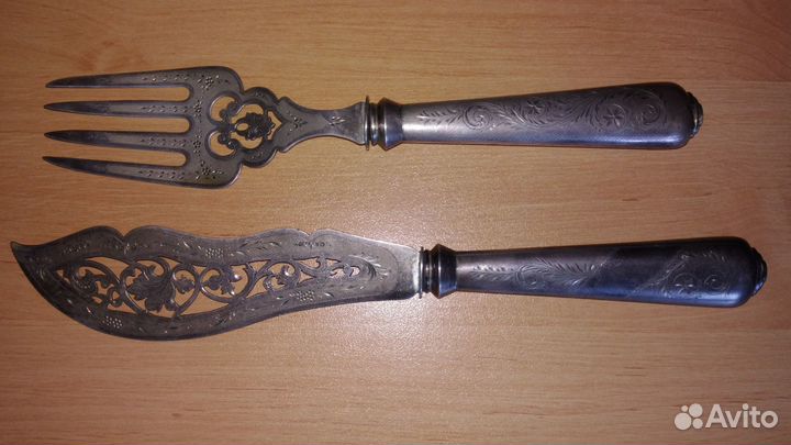 Нож вилка антиквариат