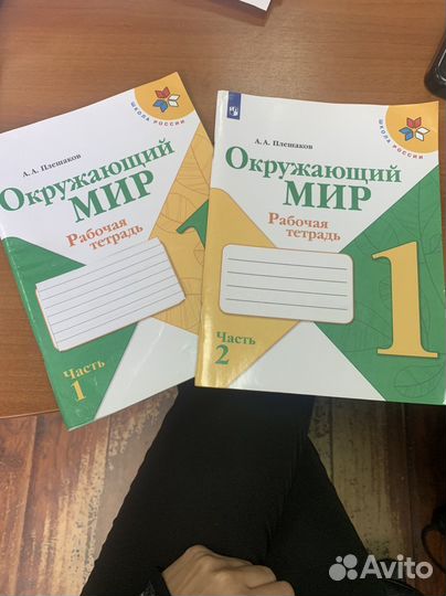 Рабочие тетради окружающи мир 1 класс, 1,2 части