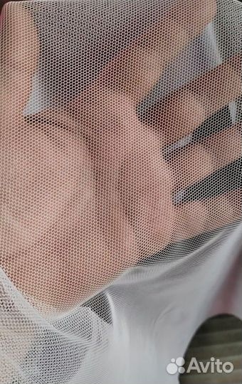 Отрез тюли N 4.Ткань для рукоделия