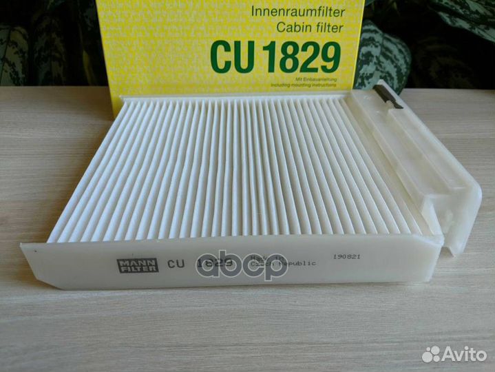 Mann CU 1829 Фильтр салона A (8201153808)(27277