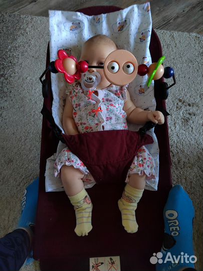 Детские качели шезлонг