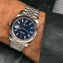 Часы rolex datejust 41mm синие