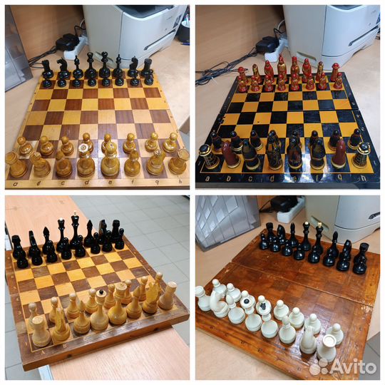 Шахматы СССР 4 комплекта