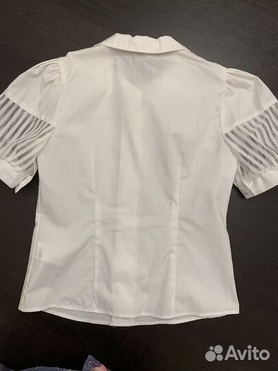 Блузка рубашка для девочки 140р