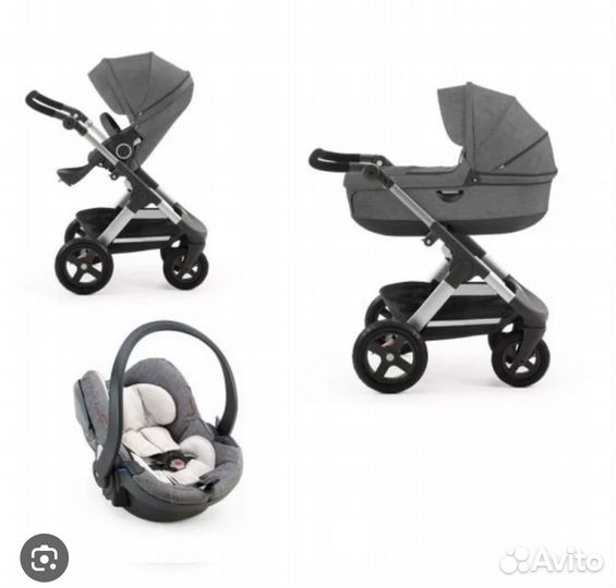 Коляска stokke trailz 3 в 1