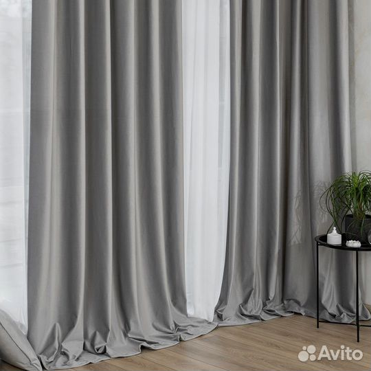 Шторы бархат Беллиссимо хрустальный новые пошив