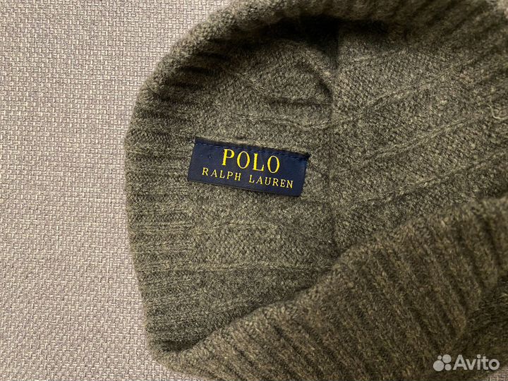 Шапка ralph lauren 100% шерсть оригинал