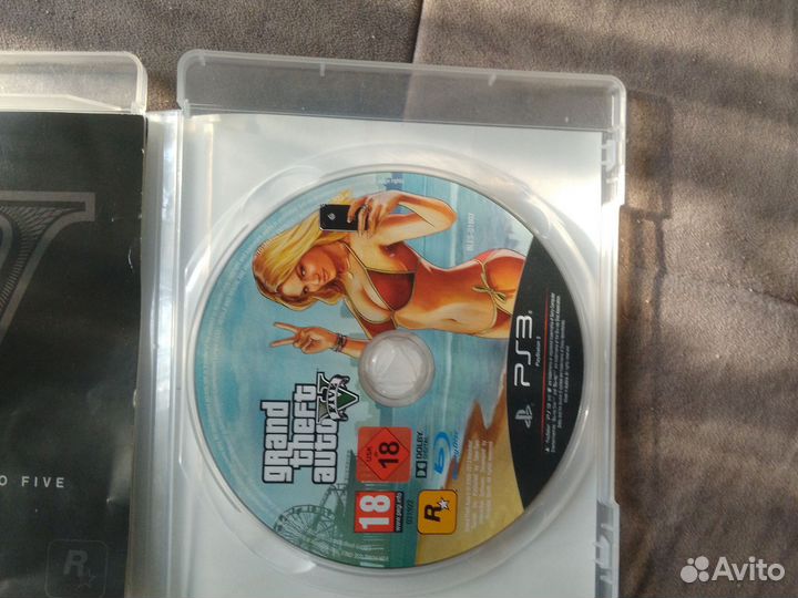 Диск Gta5 на ps3