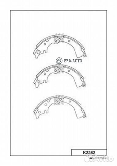 Kashiyama K2282 K2282 колодки барабанные\ Toyota L