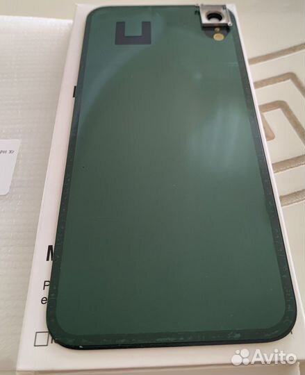 Задняя крышка iPhone xr желтая