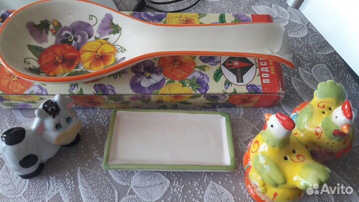 Новый набор для специй, ложка подставка