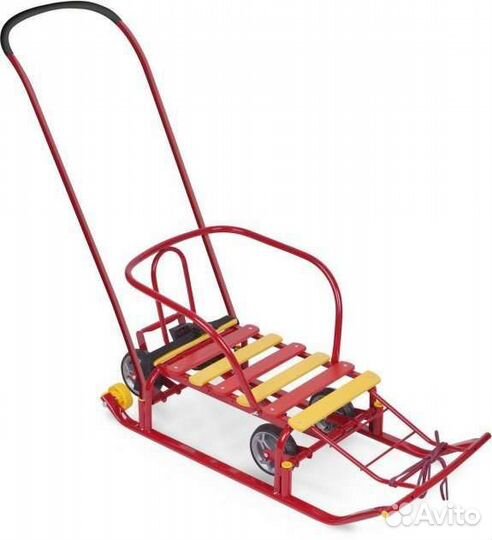 Детские санки на колесах