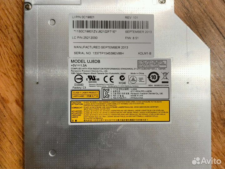 Оптический DVD-привод для Lenovo G505s
