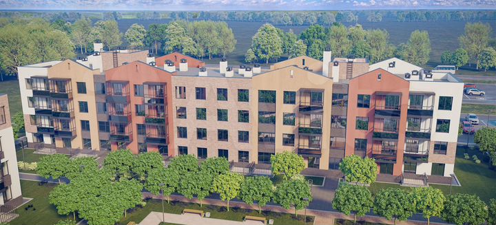 1-к. квартира, 46,8 м², 3/5 эт.