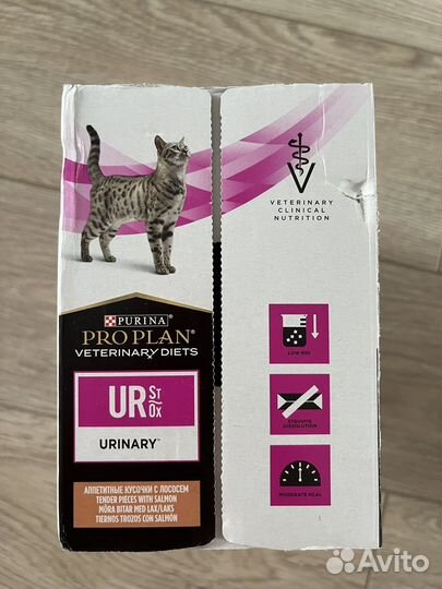 Корм для кошек purina PRO plan urinary