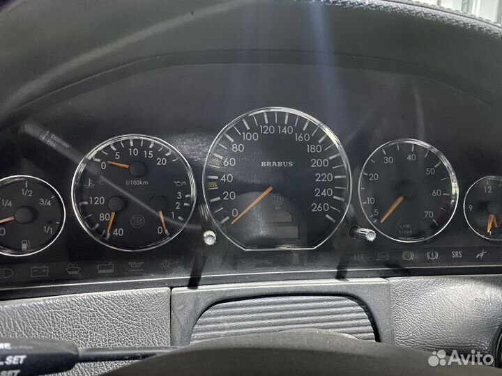 Приборная панель Brabus на W140