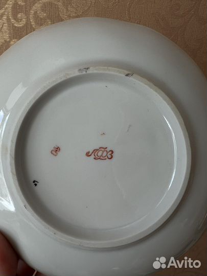 Чайная пара «золотые ромашки» лфз СССР