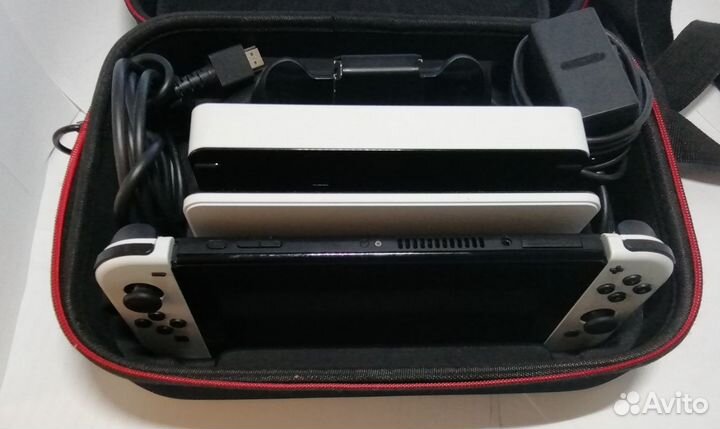 Nintendo switch oled MOD прошитый чип белый 512 гб