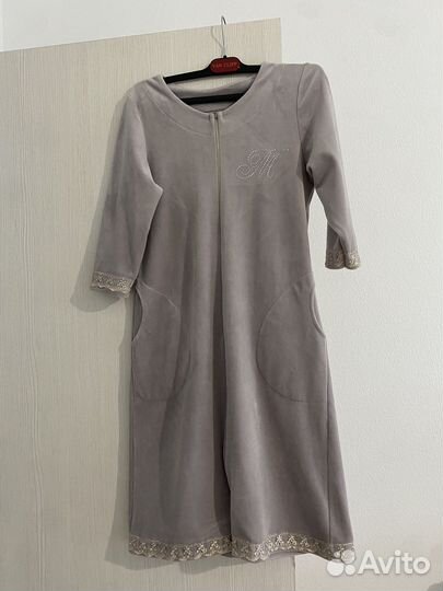 Велюровый халат