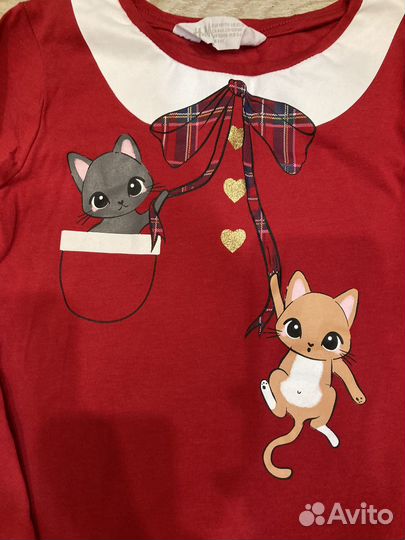 Лонснлив для девочки HM размер 110-116