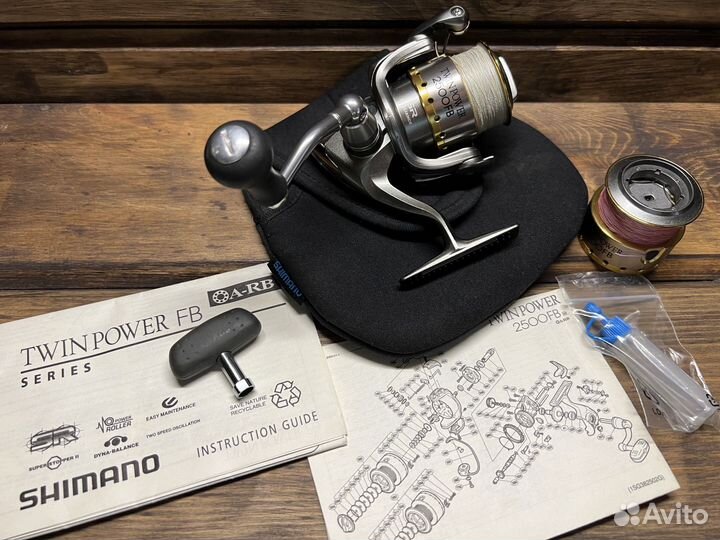 Катушка shimano twin power 2500 FB