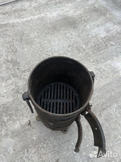 Печь буржуйка чугунная СССР