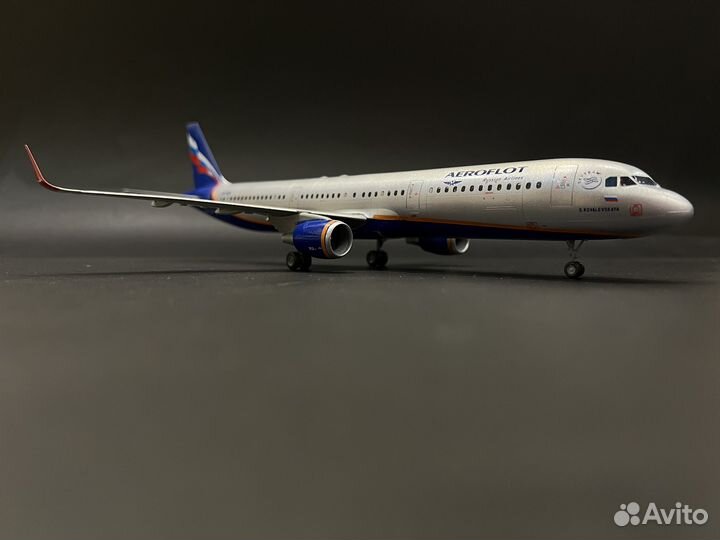 Модель самолета airbus a321 аэрофлот aeroflot