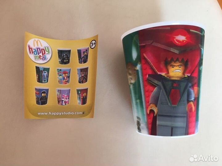 2 стакана из Макдональдс 2014 серия Happy Meal