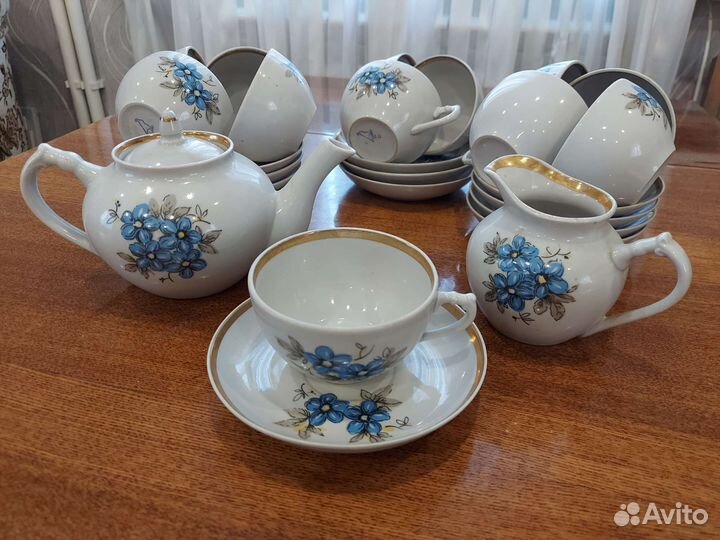 Чайный сервиз СССР дулево на 12 персон