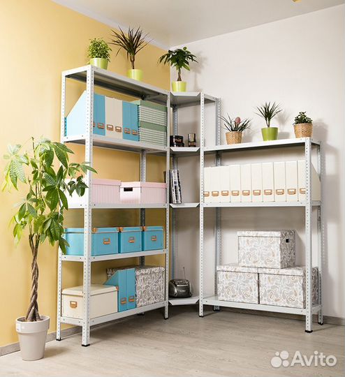 Стеллажи складские стфу (200кг. на полку)