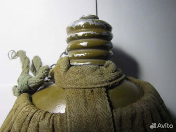 Фляжка б/у солдатская в чехле (СССР)