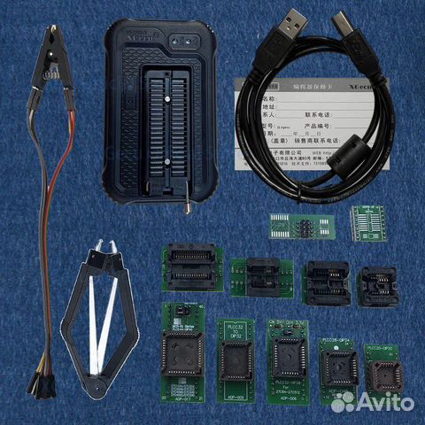 Программатор T48 MiniPro + комплект адаптеров