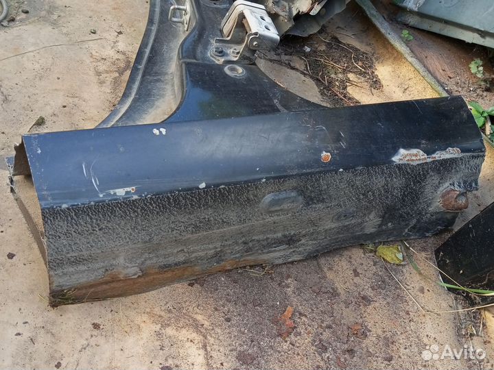 Renault megane 2 порог левый со стойкой