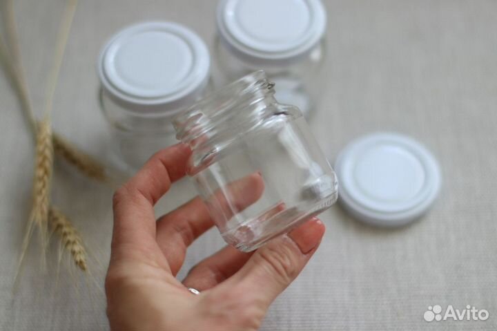 Банки стеклянные 110мл с крышкой Твист