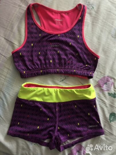 Шорты, топ для девочки Demix на 8-11 лет