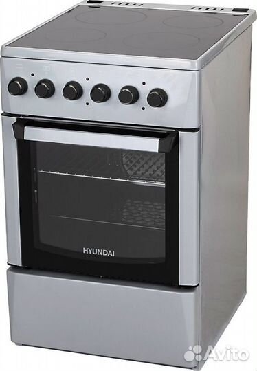 Плита Электрическая Hyundai REE225 серый стеклокер
